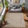 Modern natural style looped woven rug for living room, bedroom and dining room