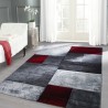Modern 3D rug with contour cut design, Hawaii 1710 Red