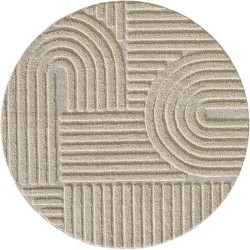 Textured, soft, Scandinavian-style bohemian living room rug with an 8mm pile height