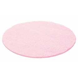 Shaggy rug, long pile, single color: Pink