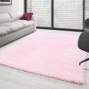 Shaggy rug, long pile, single color: Pink
