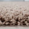 Shaggy rug, long pile, single color, pile height 5cm, beige