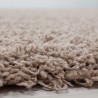 Shaggy rug, long pile, single color, pile height 5cm, beige
