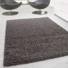 Shaggy rug, long pile, single color, 5cm pile height, taupe