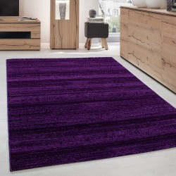 Living room rug or modern youth design short pile Purple