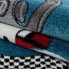 Children's Rug Formula 1 Racing Car Kids 0460 BLUE