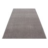 Tapis de salon pile courte moderne couleur unique moucheté Beige