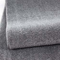 Tapis de salon pile courte moderne couleur unique moucheté Gris claire
