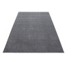 Tapis de salon pile courte moderne couleur unique moucheté Gris claire