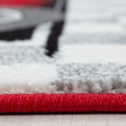 Children's Rug Formula 1 Racing Car Kids 0460 RED