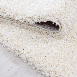 Shaggy rug, long pile, single color CREMÈ