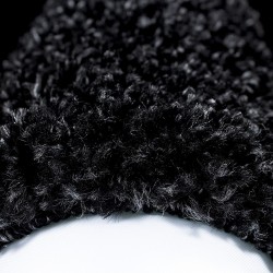 Shaggy Tapijt 30 mm Poolhoogte Rand Antraciet en Grijstinten