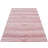 Alfombra moderna para sala de estar, monocolor rosa moteado