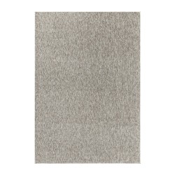 Short pile indoor rug, 4mm height, glossy marbled effect, beige