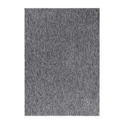 Glänzender, marmorierter Kurzflorteppich für das Wohnzimmer, 4 mm hoch, Grau