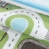 Tapis de enfants à poils courts Motif de Scène de la circulation Vert
