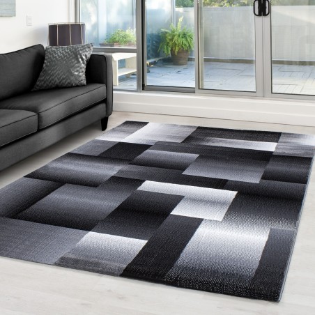 Miami 6560 Black Modern Designer Rug
