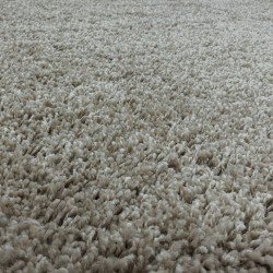 Shaggy Design vardagsrumsmatta, mjuk lugg, monokrom taupe