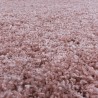 Shaggy Design Living Room Rug, Soft Pile, Monochrome Pink