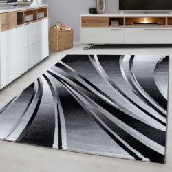 Parma 9210 Black Modern Designer Rug