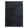 Tapis de salon Shaggy Agréable doux Tapis de chambre Anthracite