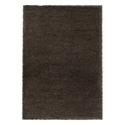 Shaggy Living Room Rug, Pleasantly Soft Bedroom Rug, Brown