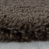 Tapis de salon Shaggy Agréable doux Tapis de chambre Marron