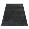 Shaggy Living Room Rug, Pleasantly Soft Bedroom Rug, Gray