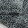 Tapis de salon Shaggy Agréable doux Tapis de chambre Gris Clair